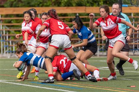 RSEQ Rugby Fem - U. de Montréal (70) vs (3) McGill - Reel A1 - 1er mi-temps