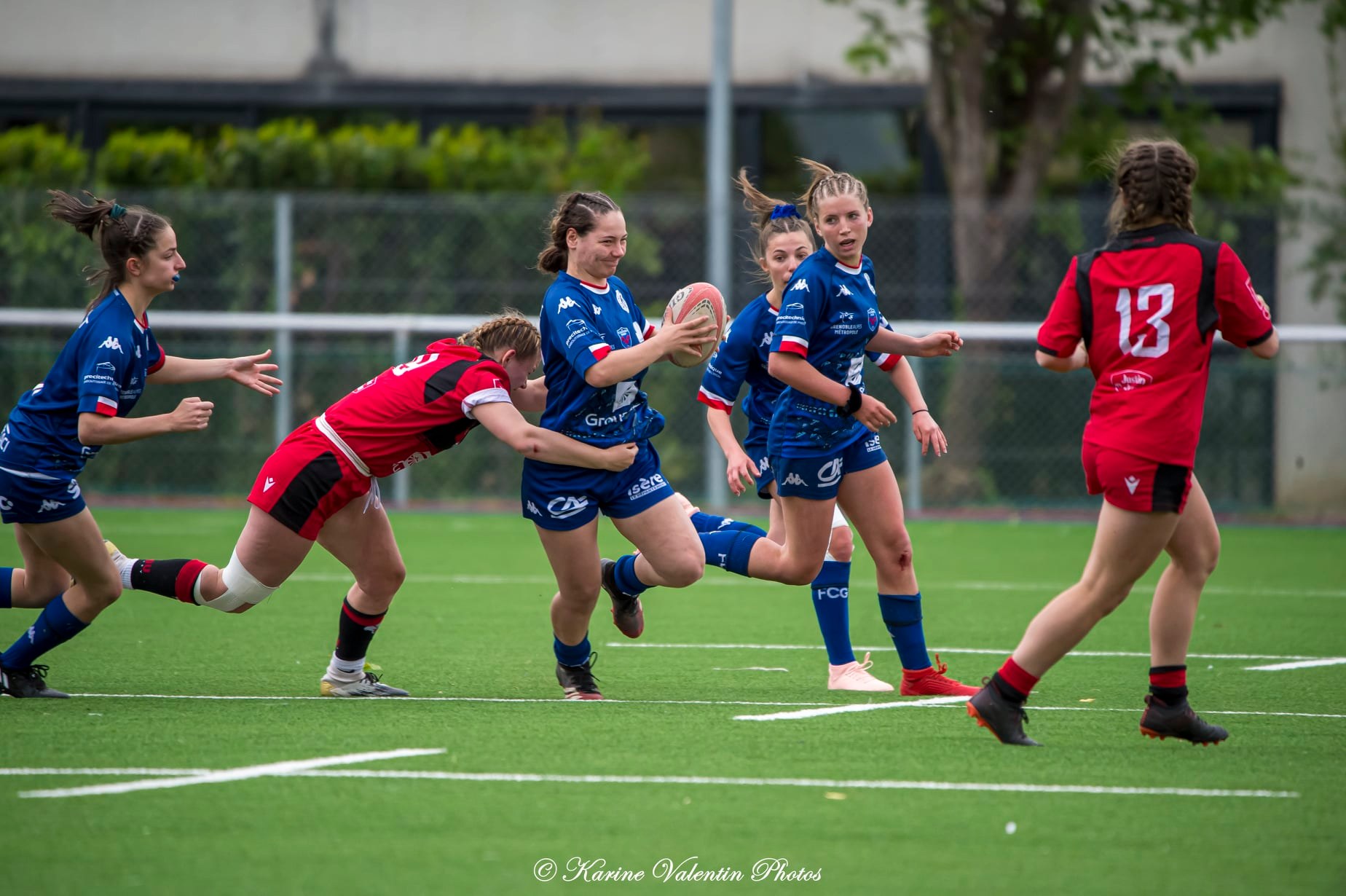 FC Grenoble Rugby - Lyon Olympique Universitaire - Rugby - U18 FCG Amazones (52) vs (0) LOU (#U18AmazonesVsLOU) Photo by: Karine Valentin | Siuxy Sports 2022-04-23