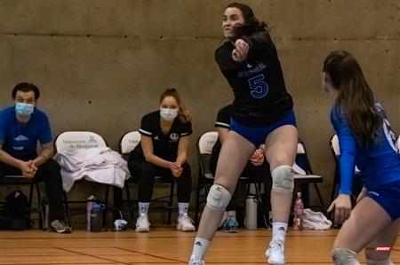 Université de Montréal vs Université du Québec à Montréal - Volleyball Fém