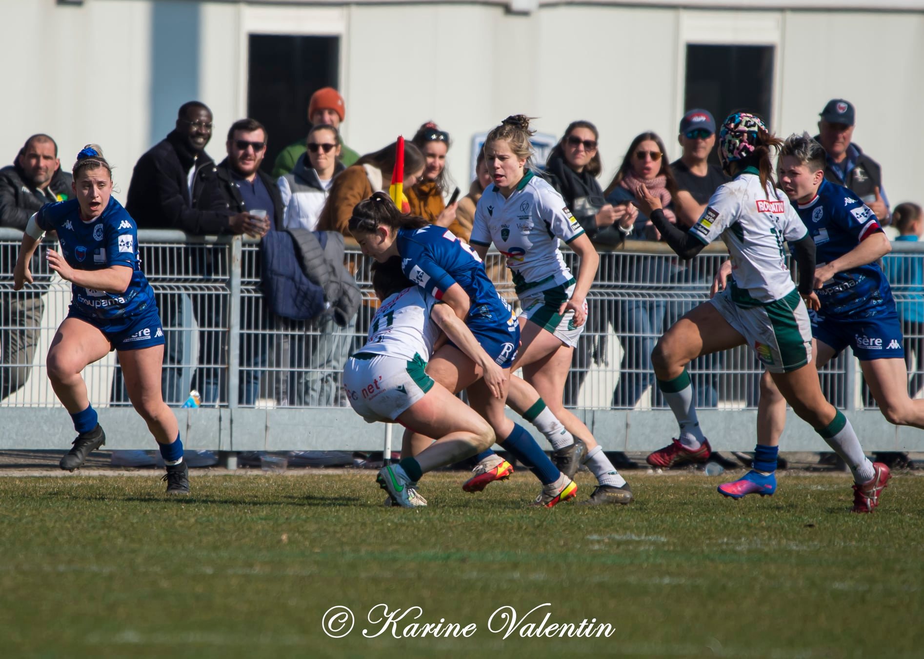  FC Grenoble Rugby - Section Paloise - Rugby - Grenoble Amazones vs PAU Lons (#FCGVsSectPaloise2022) Photo by: Karine Valentin | Siuxy Sports 2022-03-06