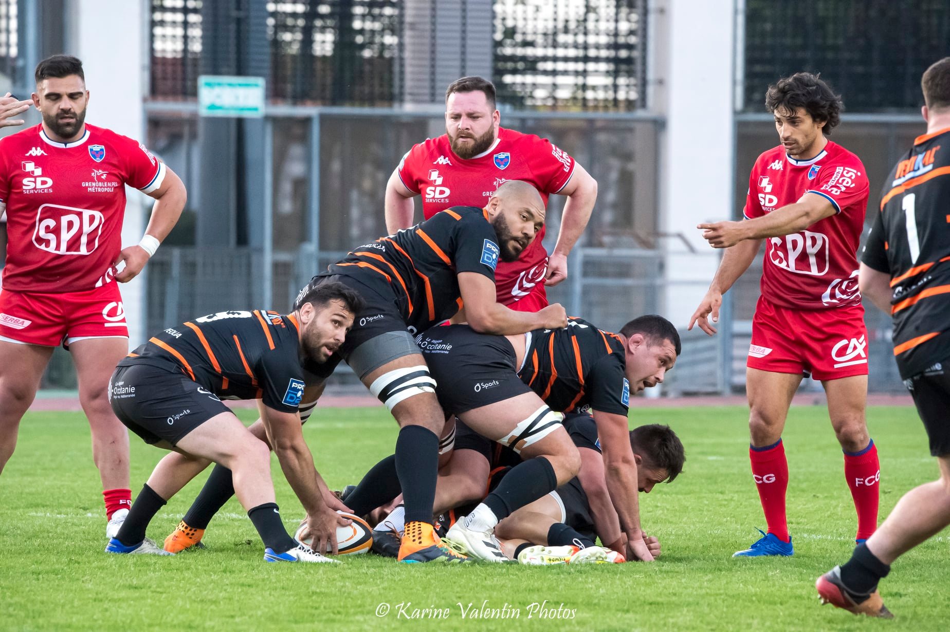  Racing Club Narbonnais - FC Grenoble Rugby - Rugby - Narbonne (32) vs (32) Grenoble - 2022 (#NarbonneVsGrenoble2022) Photo by: Karine Valentin | Siuxy Sports 2022-04-15