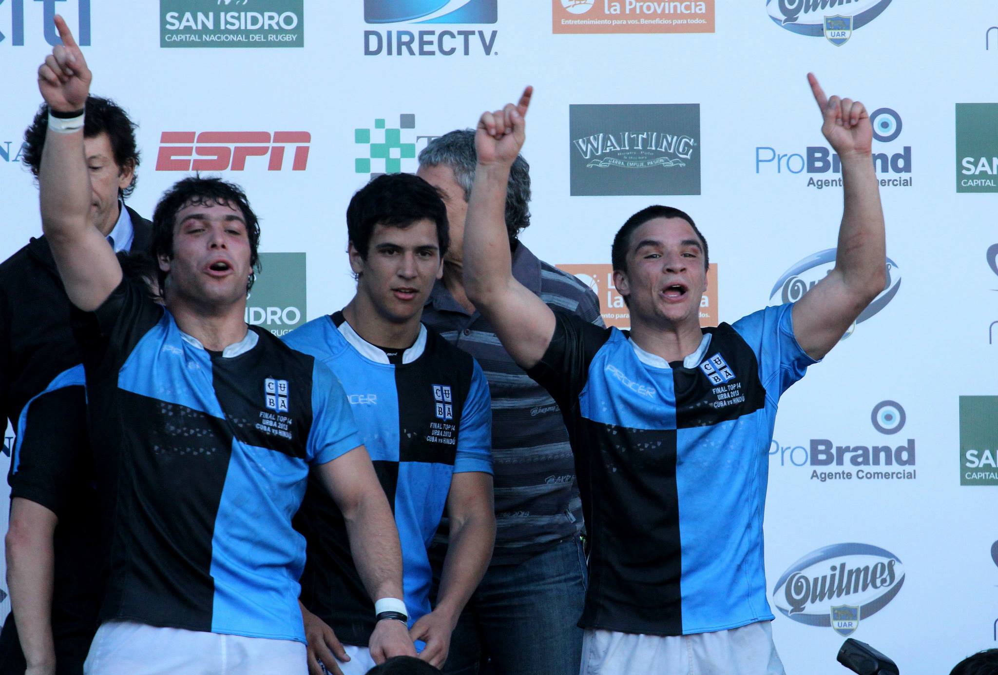  Club Universitario de Buenos Aires -  - Rugby - CUBA (11) vs (9) Hindu - Final URBA 2013 (Festejo & Jugadores) (#CUBAHindu2013URBAjugadores) Photo by: Luis Robredo | Siuxy Sports 2013-10-26