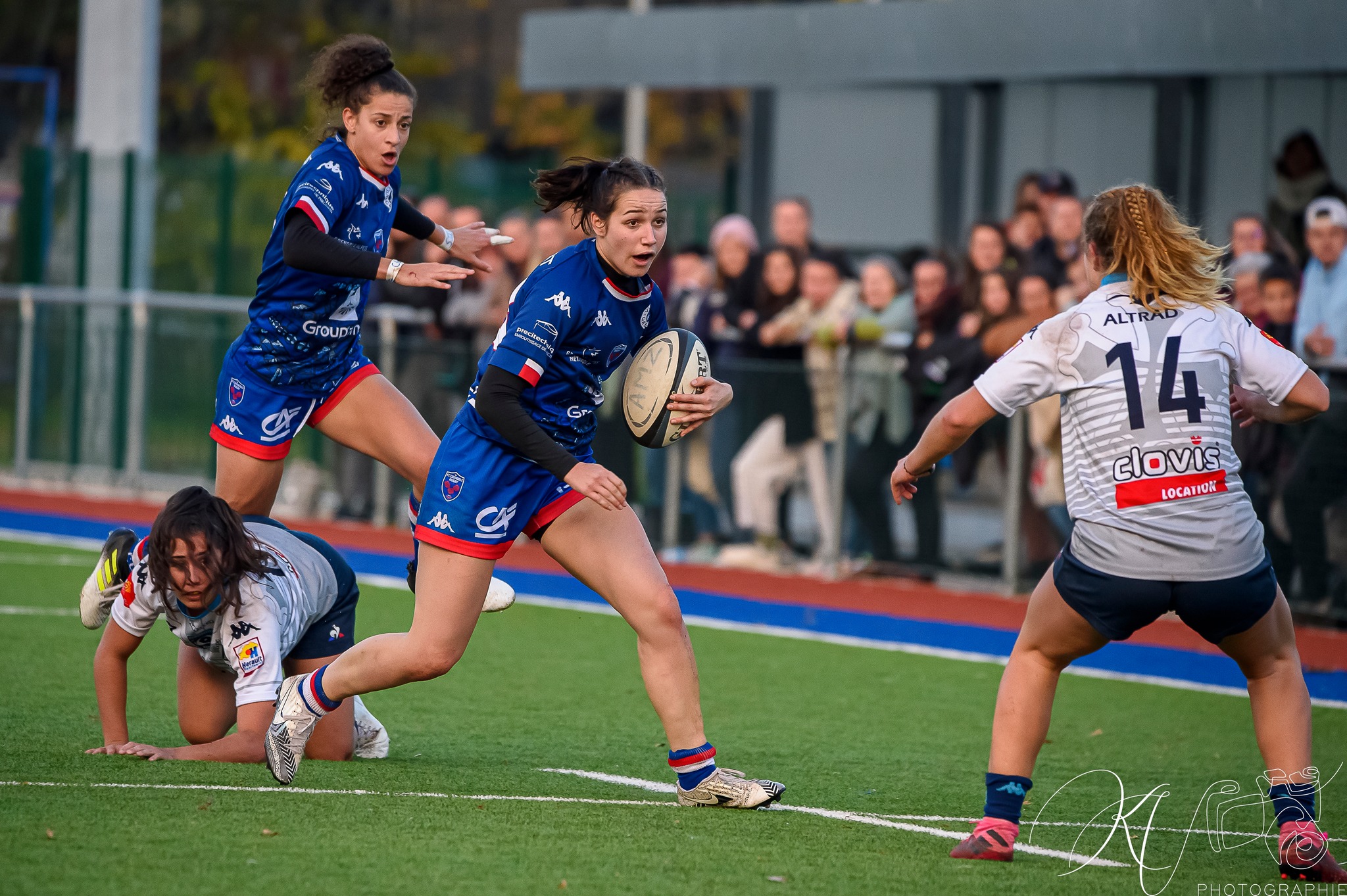  FC Grenoble Rugby - Montpellier Hérault Rugby - Rugby - Reserve FCG Amazones (33) vs (7) Montpellier HR (#FCGMHR2022) Photo by: Karine Valentin | Siuxy Sports 2022-11-13
