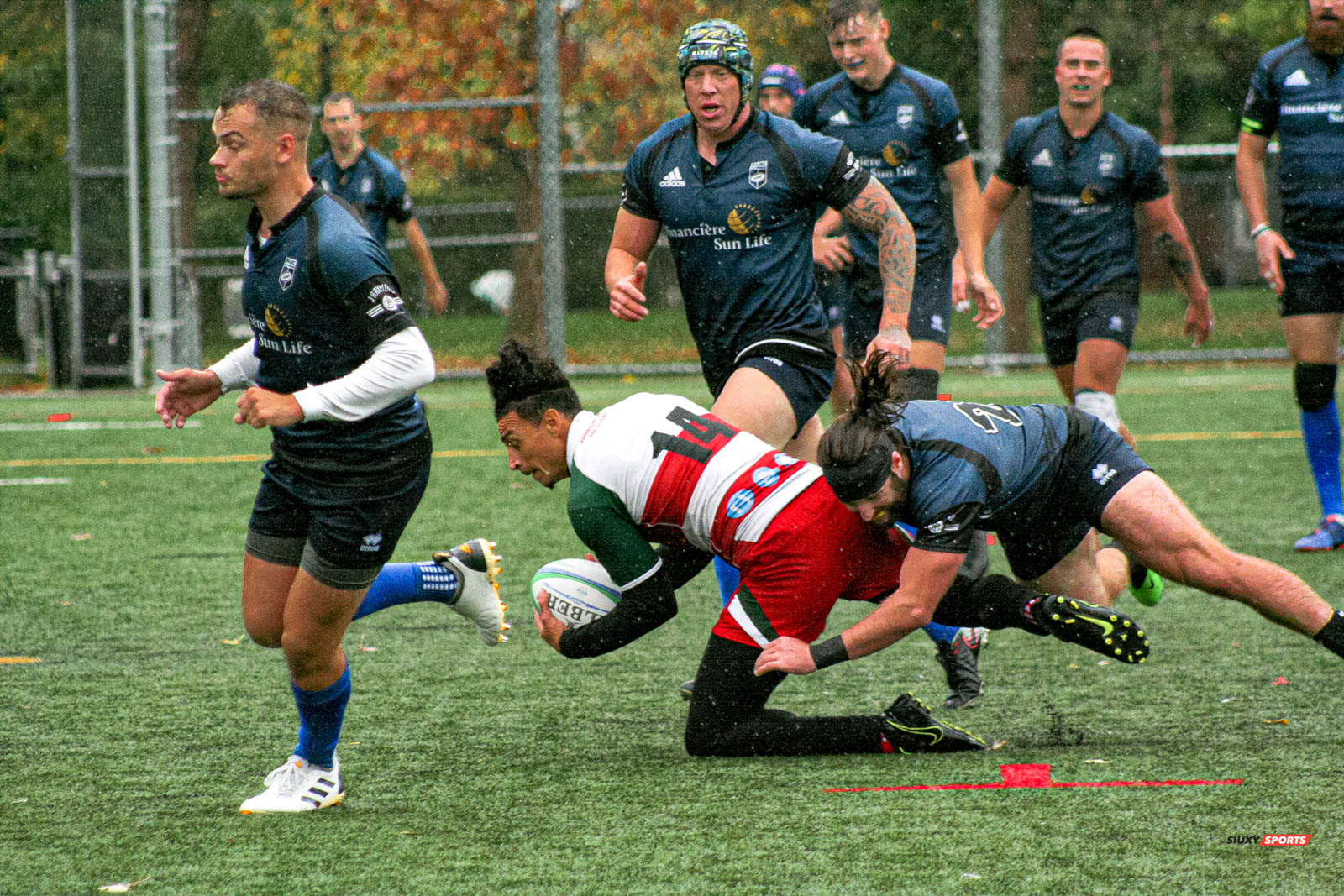 Alec MYLES - Maxime SAUVAGE -  Parc Olympique Rugby - Rugby Club de Montréal - Rugby -  (#PARCOvsRCM2021m) Photo by:  | Siuxy Sports 2021-10-16