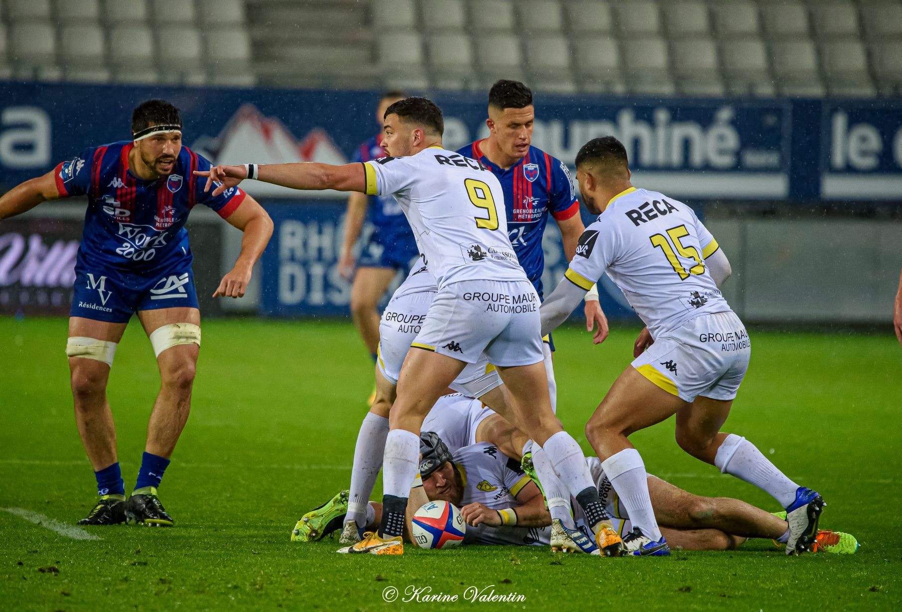 Clément ANCELY - Adrien SEGURET -  FC Grenoble Rugby - US Carcassonne - Rugby - FC Grenoble Rugby VS US Carcassonne (#GrenobleCarcassonne2021Mai) Photo by: Karine Valentin | Siuxy Sports 2021-05-06