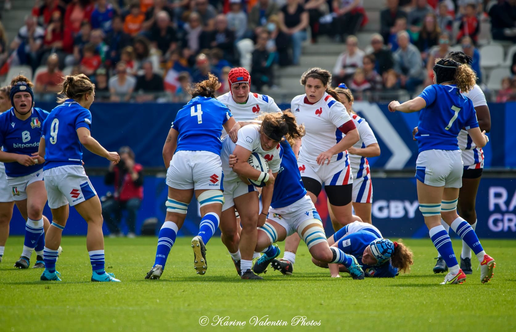  Équipe de France de rugby à XV - Nazionale di rugby a 15 dell'Italia - Rugby - France (39) vs Italie (6) - 6N fém. (#FranceVsItalie6Nfem2022) Photo by: Karine Valentin | Siuxy Sports 2022-03-27