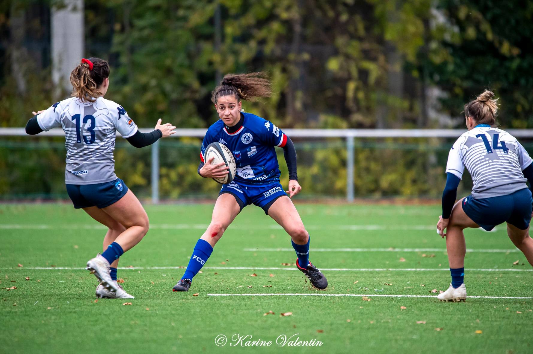 Lison AGRIODOS -  FC Grenoble Rugby - Montpellier Hérault Rugby - Rugby -  (#GrenobleVsMontpellier2021NovF1) Photo by: Karine Valentin | Siuxy Sports 2021-11-14