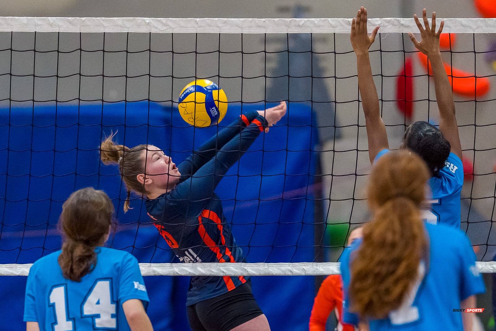  Cégep André Laurendeau - Cégep Gérald-Godin - Volleyball - RSEQ - Volleyball C F D2 Sud-Ouest - Tournoi 4 - Sect F - André Laurendeau (2) vs (1) Gérald Godin (#RSEQVolleyALvsGG2022) Photo by: Dan Taylor-Morin | Siuxy Sports 2022-11-27