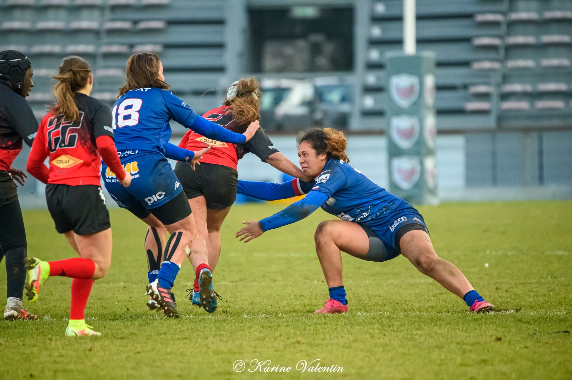 Téani FELEU -  FC Grenoble Rugby - AC Bobigny 93 Rugby - Rugby -  (#GrenobleVsBobigny2021Dec) Photo by: Karine Valentin | Siuxy Sports 2021-12-21