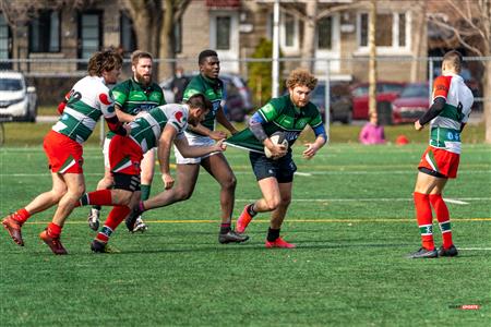 Loïc Olinga - Rugby - RCM VS MTL IRISH RFC (MASC1) 2022-04 - REEL A - Rugby Club de Montréal - Montreal Irish RFC