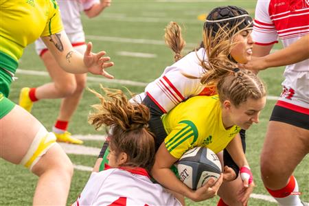 RSEQ - Rugby Fém - McGill U. (7) vs (25) Sherbrooke U. - Reel A1 - 1st half