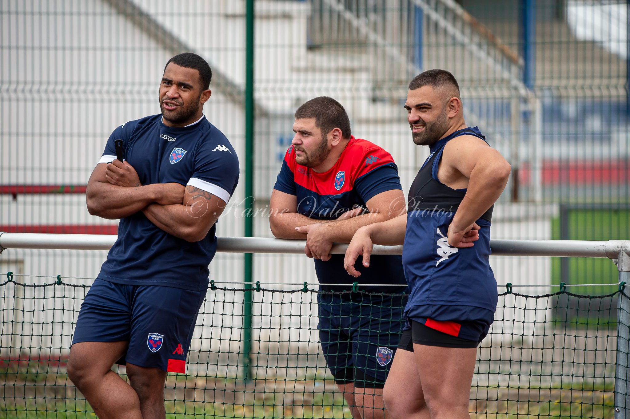 Pio MUARUA - Zurab ZHVANIA -  FC Grenoble Rugby -  - Rugby - Reprise des entraînements à Grenoble: FCG 2022-2023 (#FCG1entrainement2022) Photo by: Karine Valentin | Siuxy Sports 2022-07-02
