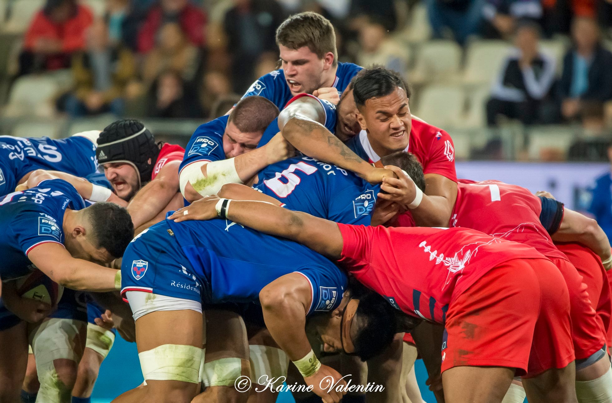 Victor GUILLAUMOND -  FC Grenoble Rugby - Stade Aurillacois - Rugby - FC Grenoble Rugby vs Stade Aurillacois - 2022 (#FCGvsSA2022R02) Photo by: Karine Valentin | Siuxy Sports 2022-02-18