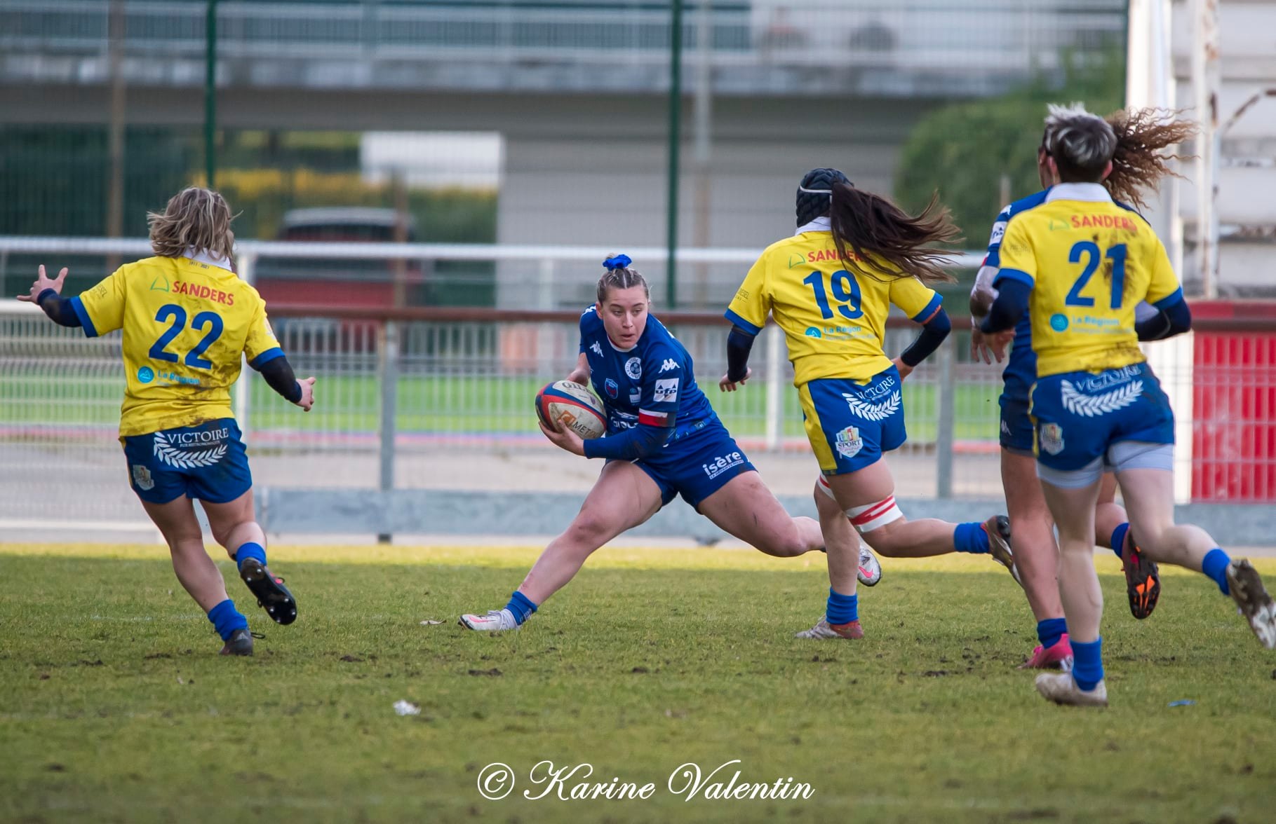  FC Grenoble Rugby - ASM Romagnat rugby féminin - Rugby - Grenoble Amazones vs ASM Romagnat (#FCGVsASMRomagnat2022) Photo by: Karine Valentin | Siuxy Sports 2022-02-06
