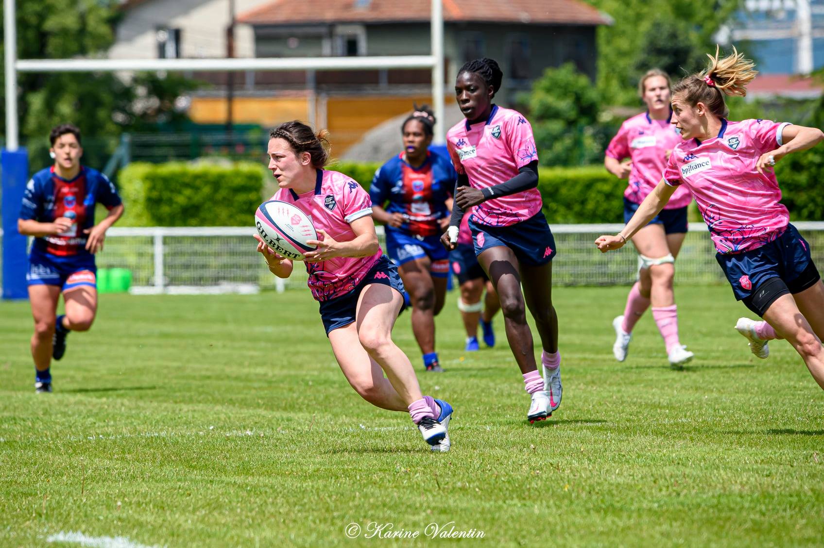 Makarita BALEINAGODO - Marie SALUZZO - Justine VERGNAUD -  FC Grenoble Rugby - Stade Français - Rugby -  (#GrenobleVsStdFrancais2021) Photo by: Karine Valentin | Siuxy Sports 2021-05-23