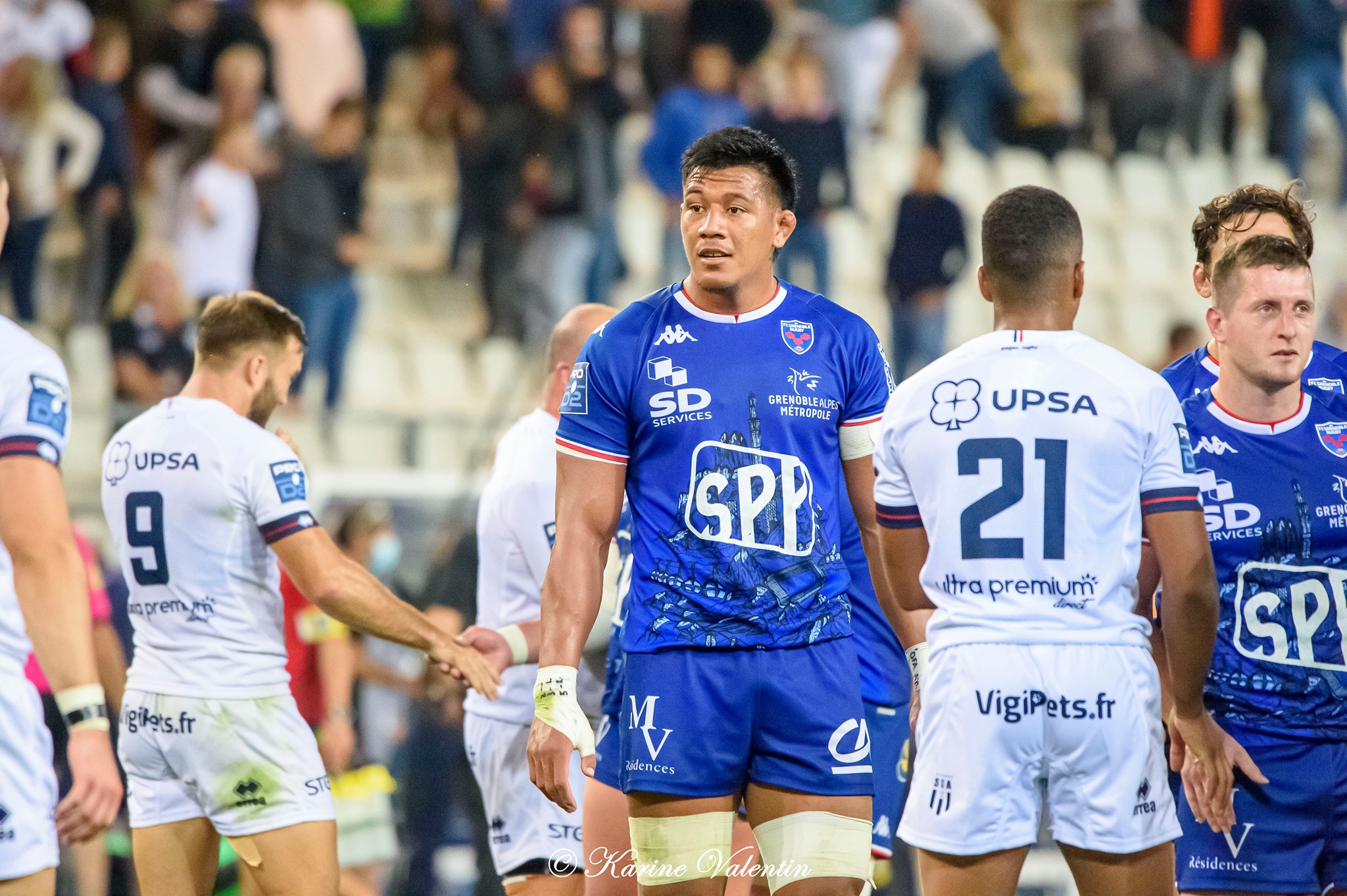 Tanginoa HALAIFONUA -  FC Grenoble Rugby - SU Agen - Rugby - FC Grenoble Rugby vs. SU Agen (#FCGvsSUAsep2021) Photo by: Karine Valentin | Siuxy Sports 2021-09-09