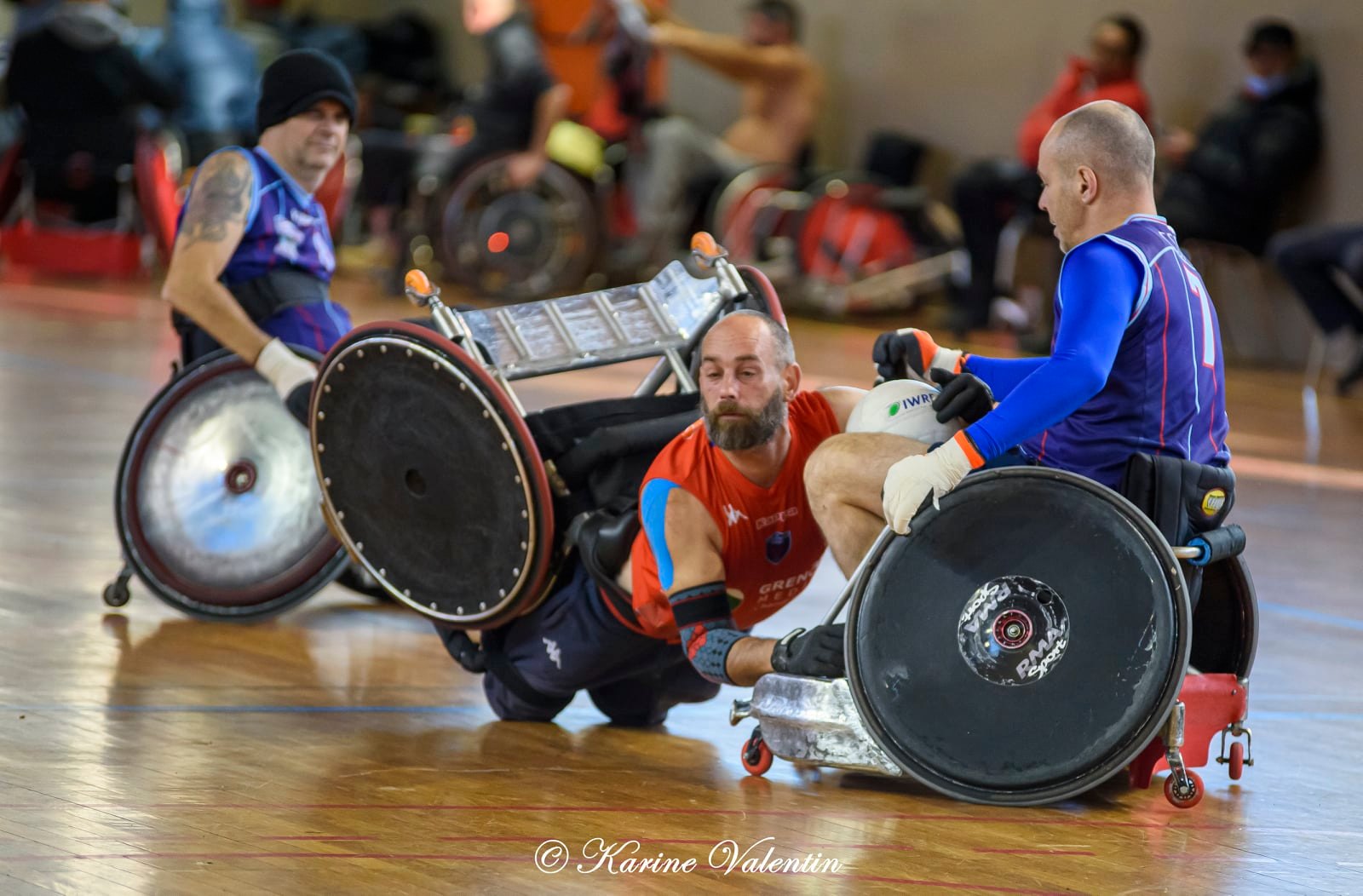  FC Grenoble Rugby - CS Bourgoin-Jallieu - Wheelchair rugby -  (#QuadRugbyGrenBourg2021Nov) Photo by: Karine Valentin | Siuxy Sports 2021-11-20