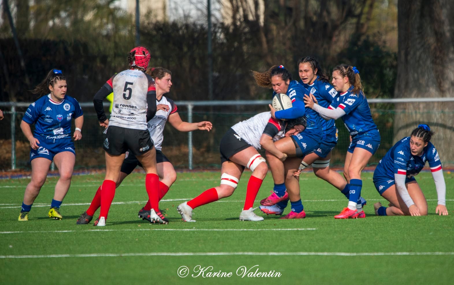  FC Grenoble Rugby - Stade Rennais Rugby - Rugby - Grenoble Amazones vs Stade Rennais Rugby (#AmazonesVsSRR2022jan) Photo by: Karine Valentin | Siuxy Sports 2022-01-30