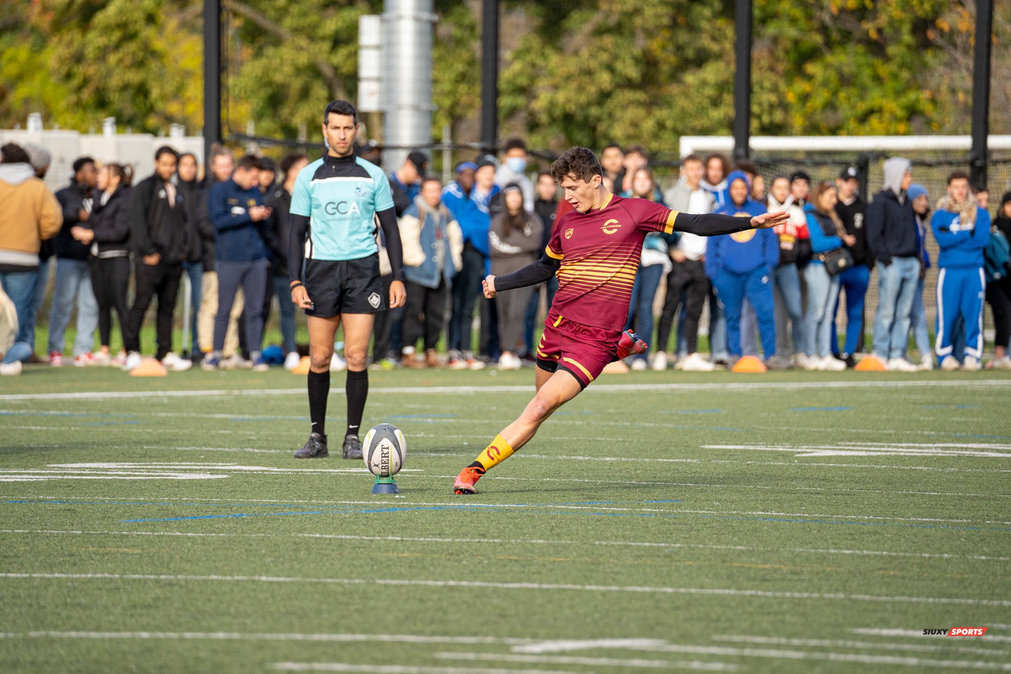 Arthur DU CHAFFAUT - Christopher MICHELETTI -  Université Concordia -  - Rugby -  (#UdeMvsConcordia2021M) Photo by:  | Siuxy Sports 2021-10-23