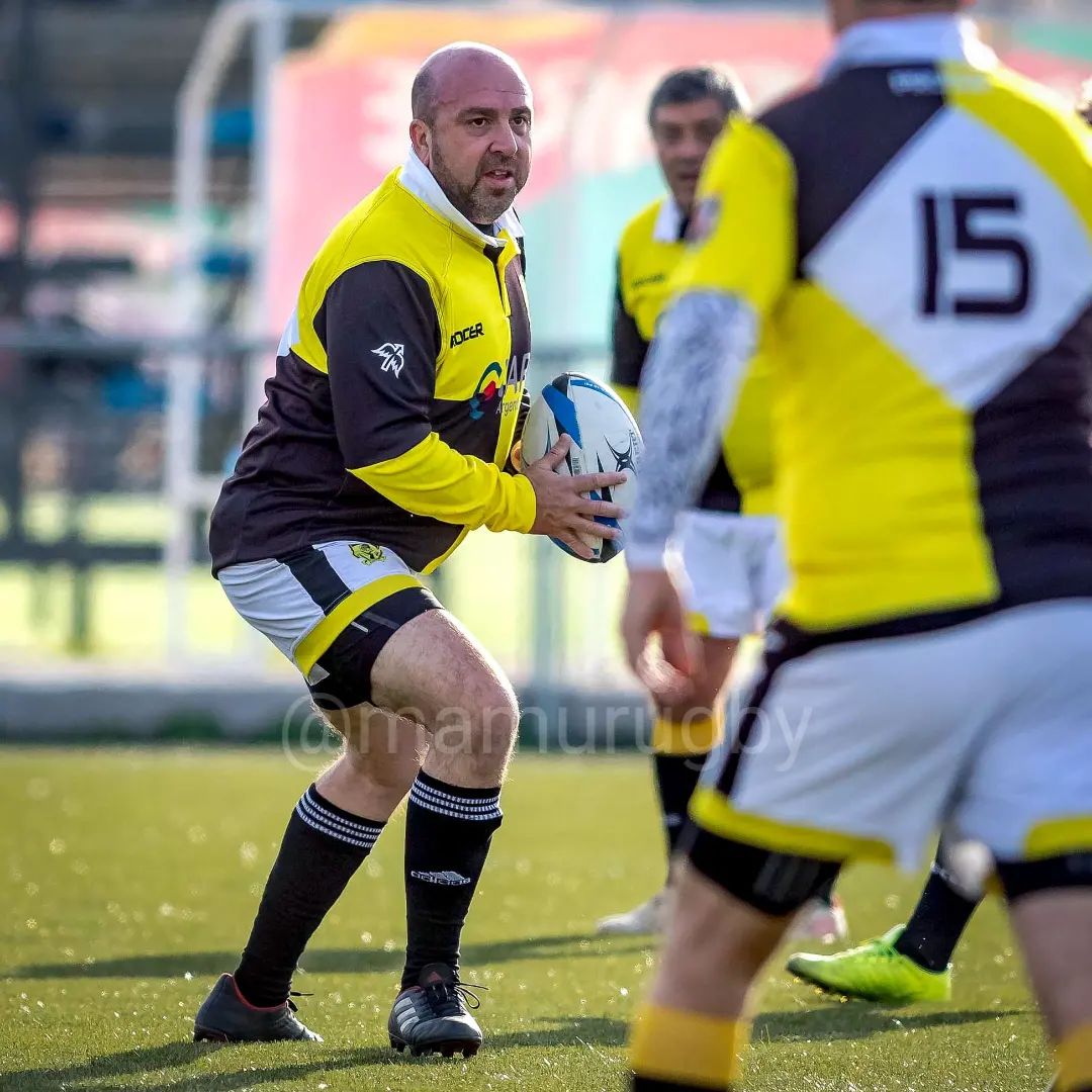 German ARIAS -  Jovatos - Cebrarians Rugby Classics - RugbyV - Jovatos Rugby calentando motores previo al partido frente a Cebrarians Rugby Classics (#JovatosVsCebrarians2022) Photo by: Marcelo Beltrame | Siuxy Sports 2022-06-25