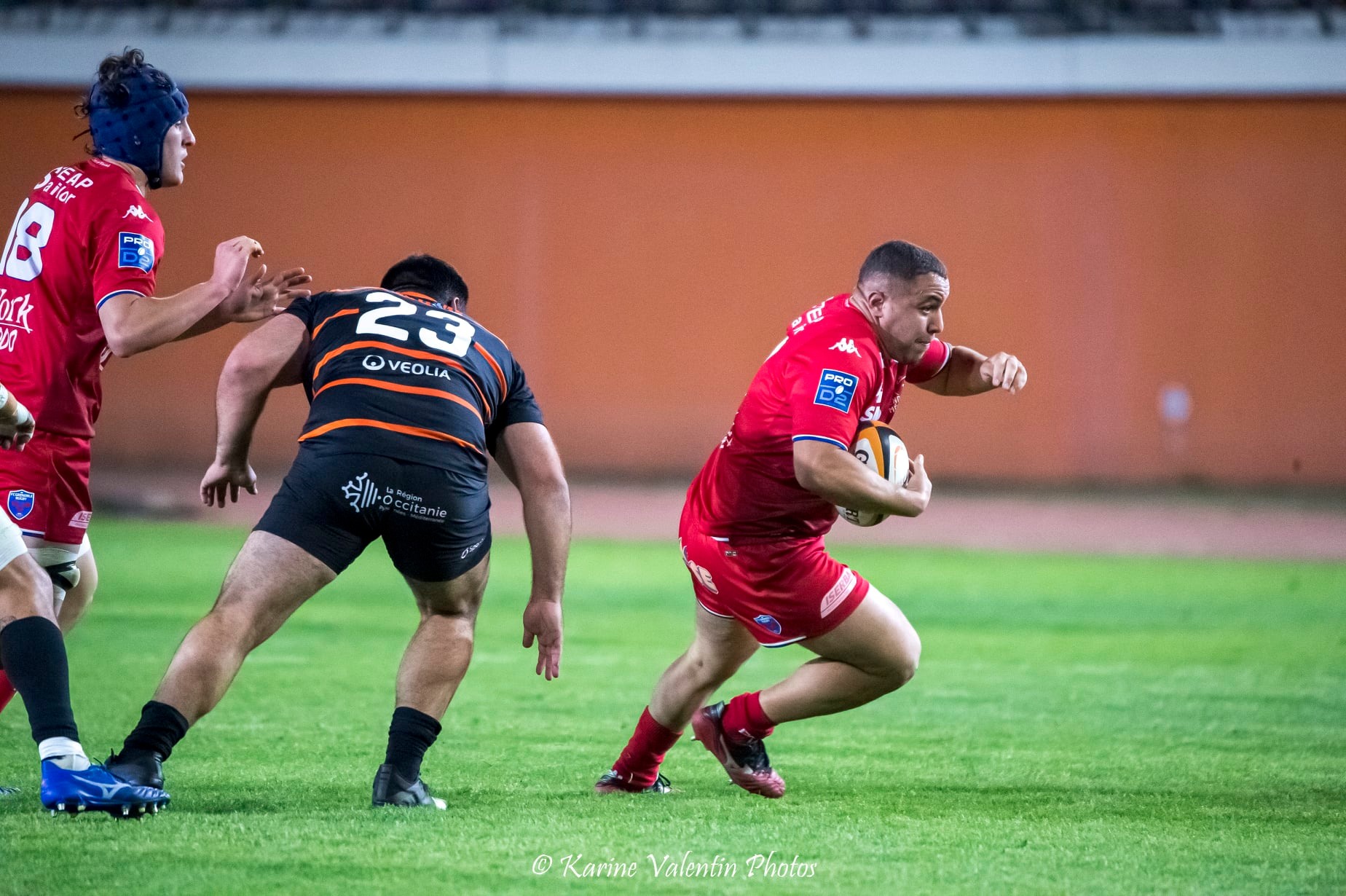  Racing Club Narbonnais - FC Grenoble Rugby - Rugby - Narbonne (32) vs (32) Grenoble - 2022 (#NarbonneVsGrenoble2022) Photo by: Karine Valentin | Siuxy Sports 2022-04-15