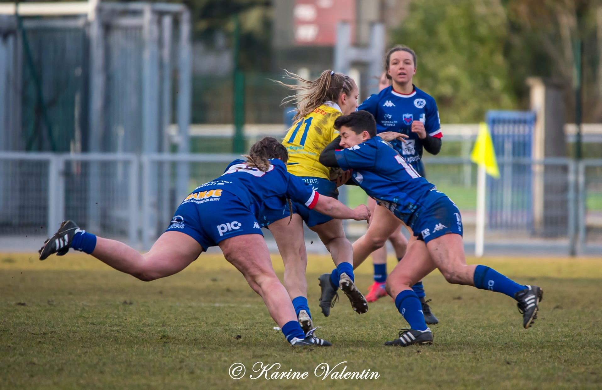  FC Grenoble Rugby - ASM Romagnat rugby féminin - Rugby - Grenoble Amazones vs ASM Romagnat (#FCGVsASMRomagnat2022) Photo by: Karine Valentin | Siuxy Sports 2022-02-06