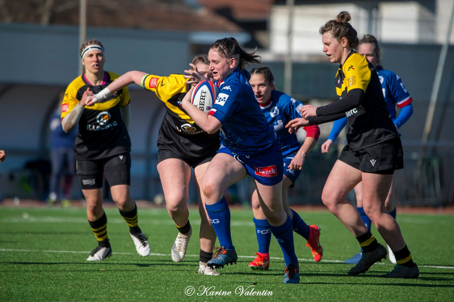  FC Grenoble Rugby - Stade Olympique de Chambéry rugby - Rugby - FC Grenoble (76-7) SOC Rugby - Féd1 (#AmazonesVsSOC2022) Photo by: Karine Valentin | Siuxy Sports 2022-02-27