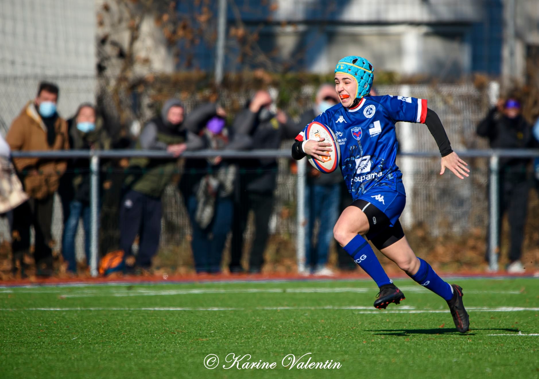 Océane MILLO CHEVREY -  FC Grenoble Rugby -  - Rugby - FC Grenoble Vs Stade Français (#AmznesVsPinkRckts2022) Photo by: Karine Valentin | Siuxy Sports 2022-01-16