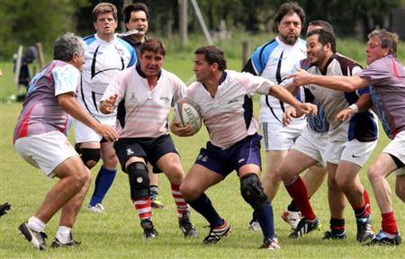 Cambalache XV vs XV de Repuesto - Primer Encuentro de Veteranos en Areco con Vaquillona c/Cuero 2014