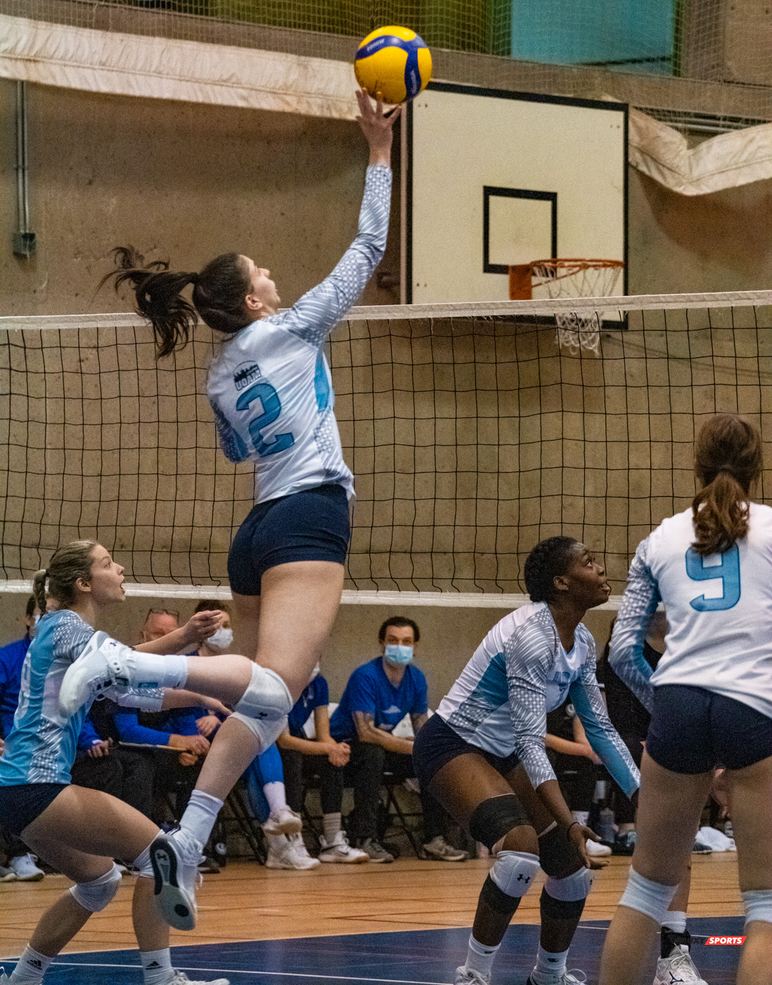 Sabrina MAYER -  Université de Montréal - Université du Québec à Montréal - Volleyball - Université de Montréal vs Université du Québec à Montréal - Volleyball Fém (#CrbnsVsCtdns2022VollF) Photo by:  | Siuxy Sports 2022-02-26
