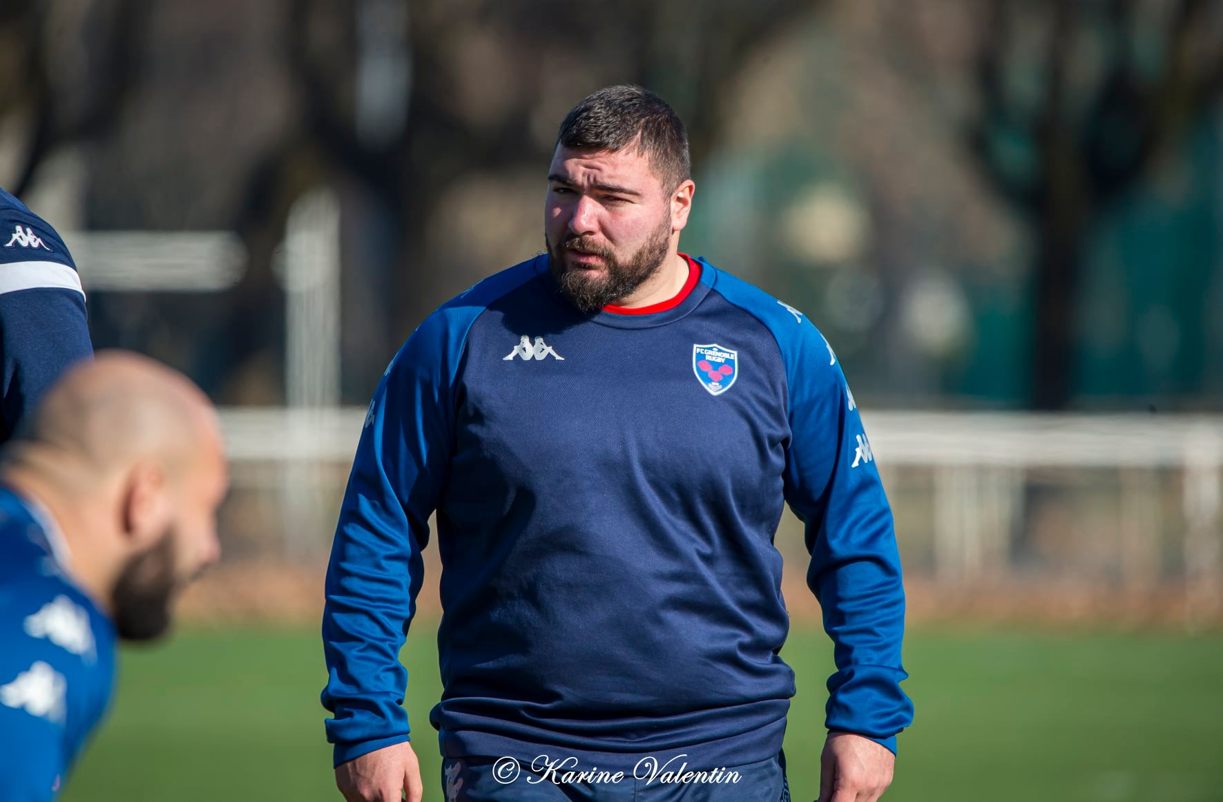 Nika GVALADZE -  FC Grenoble Rugby -  - Rugby - Entrainement Rugby (#RFCGrenobleEntr2022jan) Photo by: Karine Valentin | Siuxy Sports 2022-01-25