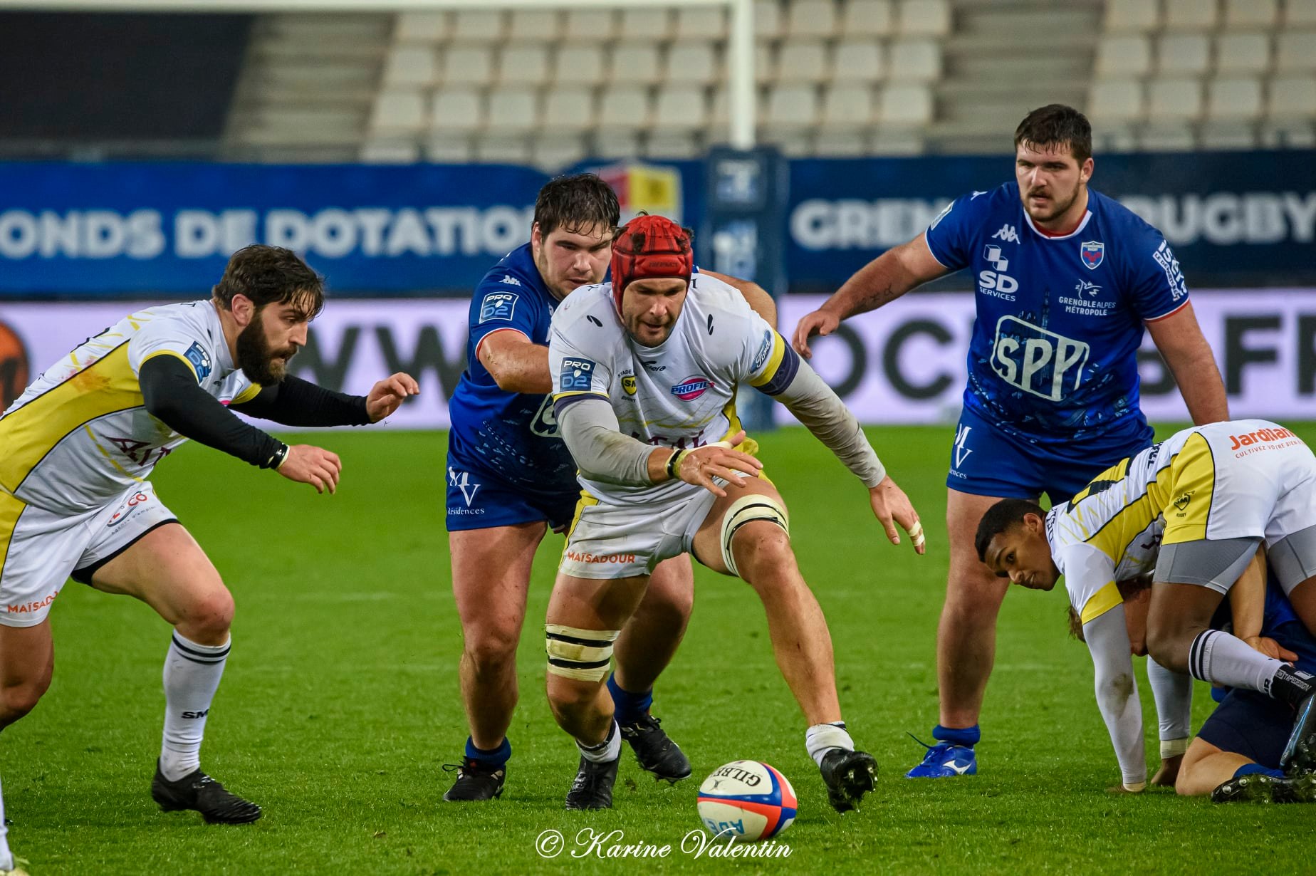  FC Grenoble Rugby - Stade Montois - Rugby -  (#GrenobleVsSMontois2021Dec) Photo by: Karine Valentin | Siuxy Sports 2021-12-09