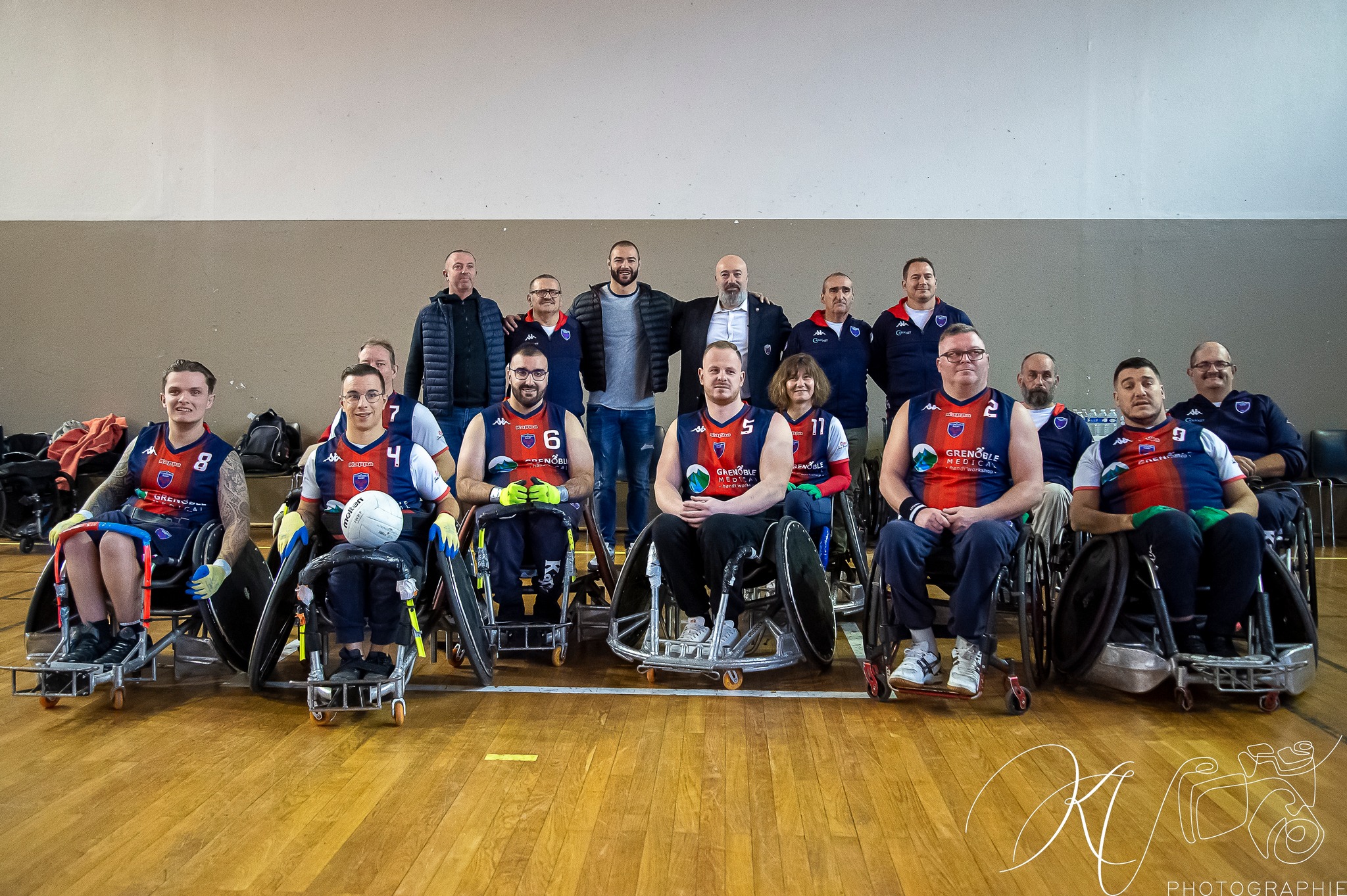  FC Grenoble Rugby -  - Wheelchair rugby - CHAMPIONNAT DE FRANCE RUGBY FAUTEUIL (#CHAMPFrRugbyFauteuil2022) Photo by: Karine Valentin | Siuxy Sports 2022-11-19