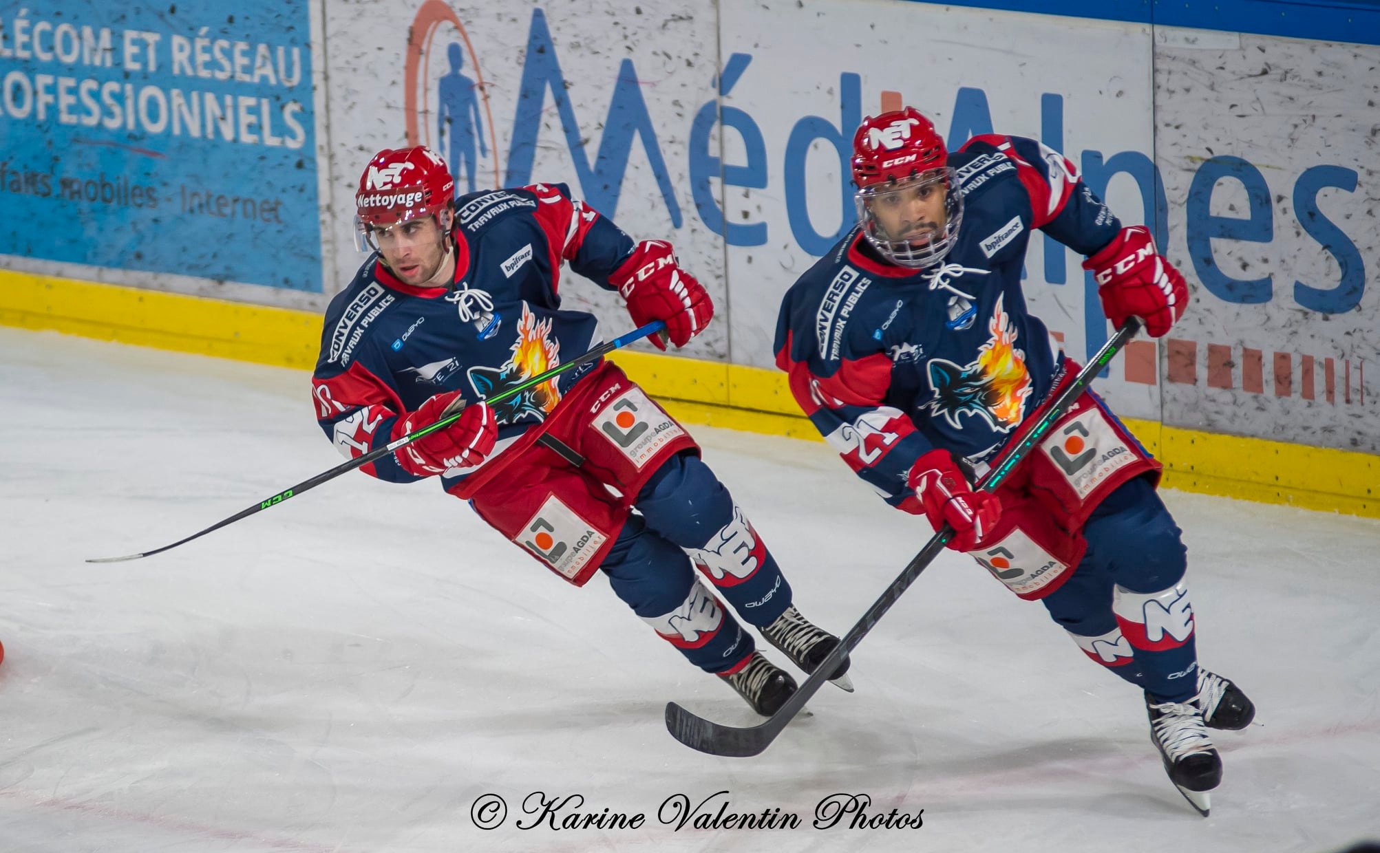  Grenoble - Bordeaux - Ice hockey - Playoffs Hockey - Grenoble (5) vs Bordeaux (0) (#BDLvsBoxers2022) Photo by: Karine Valentin | Siuxy Sports 2022-03-12