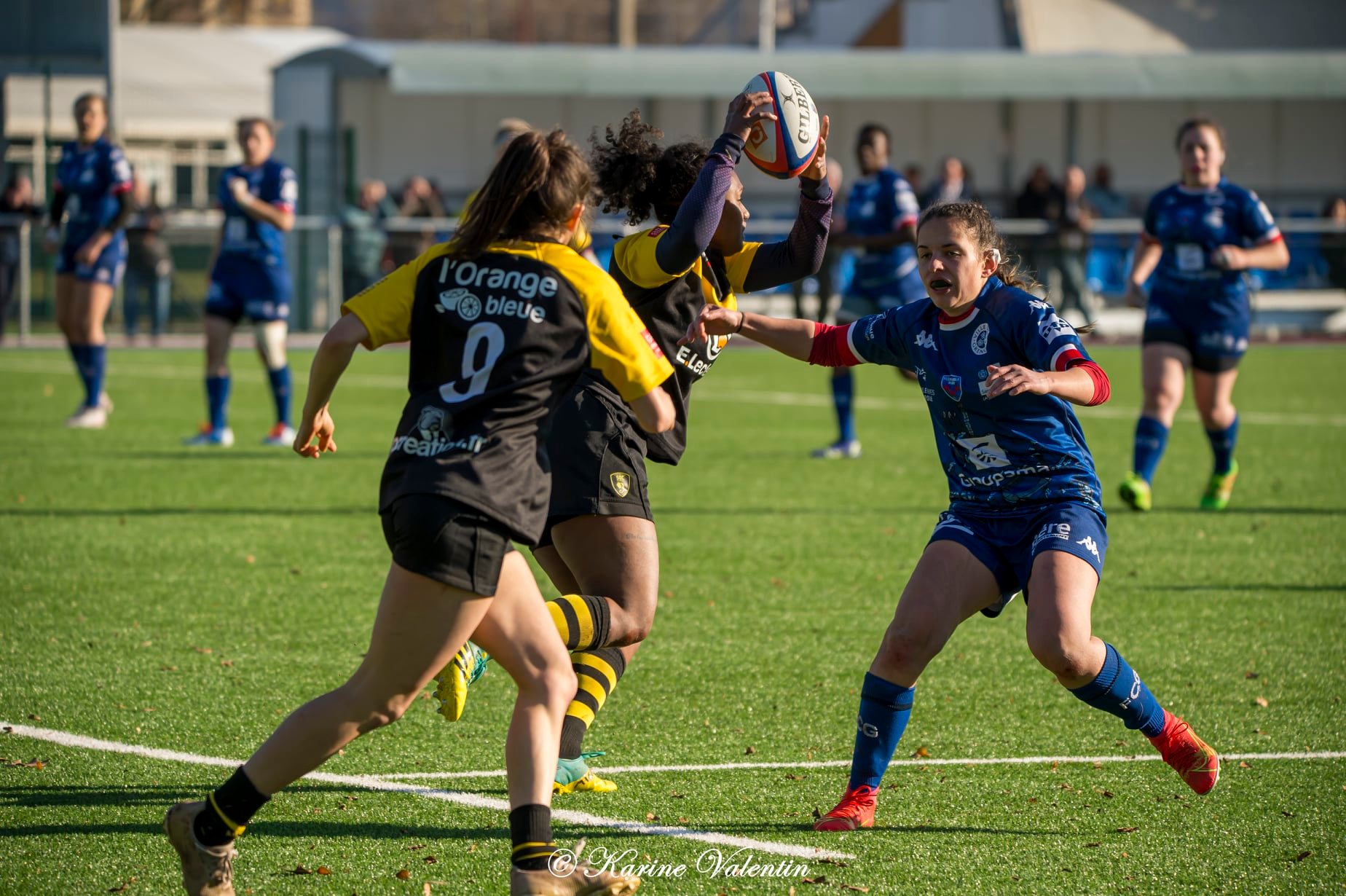  FC Grenoble Rugby - Stade Olympique de Chambéry rugby - Rugby - FC Grenoble (76-7) SOC Rugby - Féd1 (#AmazonesVsSOC2022) Photo by: Karine Valentin | Siuxy Sports 2022-02-27