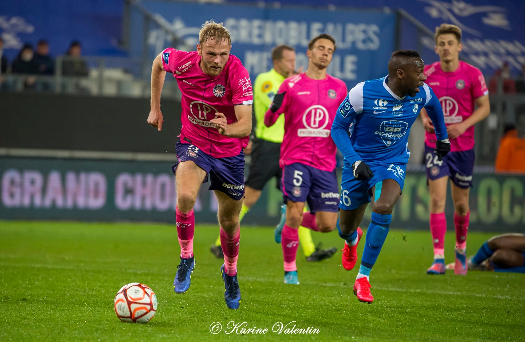  Grenoble Foot 38 - Toulouse FC - Soccer - Grenoble Foot 38 (0) vs (2) Toulouse FC (#GF38vsTFC2022) Photo by: Karine Valentin | Siuxy Sports 2022-02-28