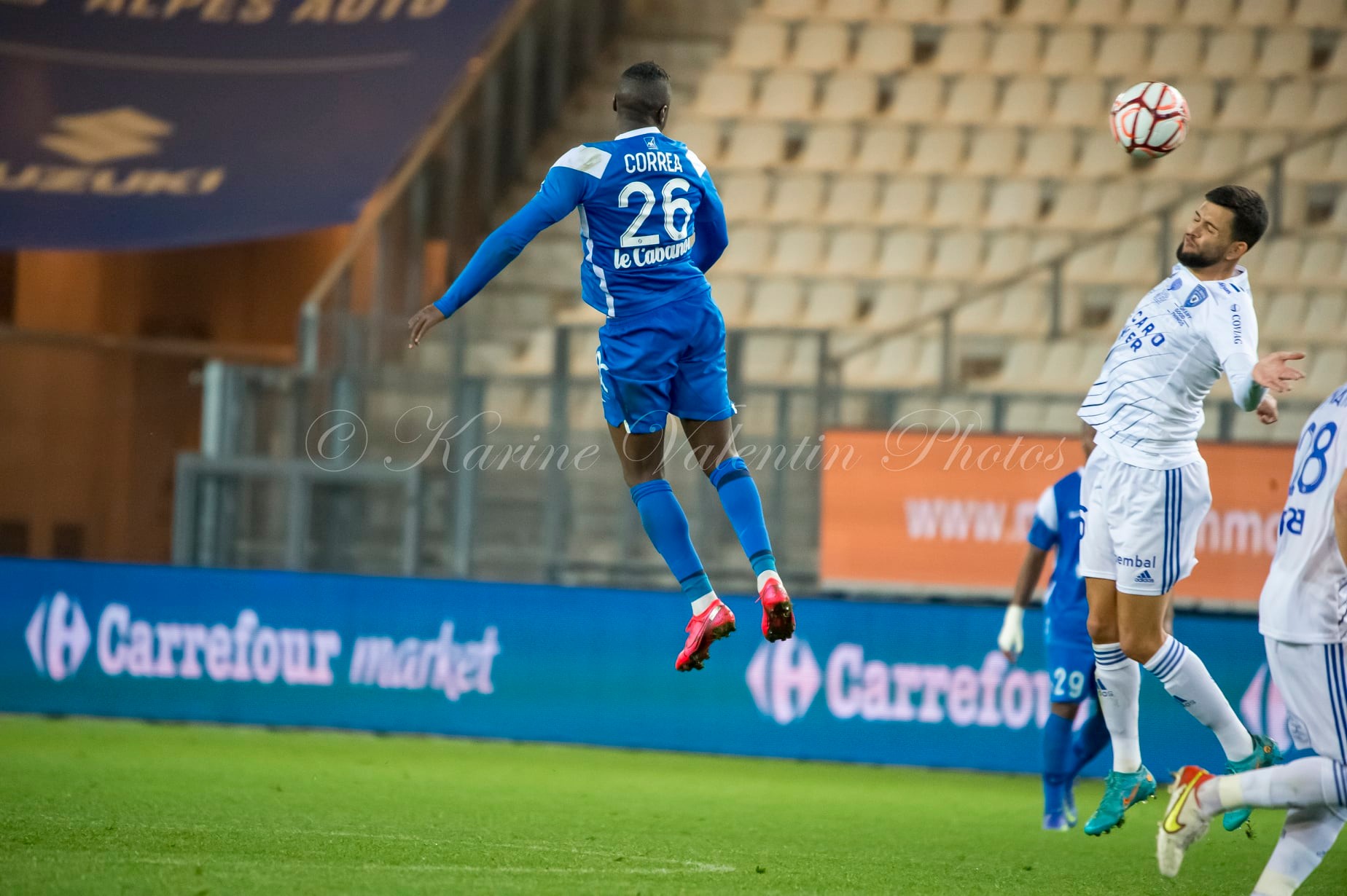  Grenoble Foot 38 - SC Bastia - Soccer - Grenoble Foot 38 (1) vs SC Bastia (1) (#GF38vsSCB2022) Photo by: Karine Valentin | Siuxy Sports 2022-03-19