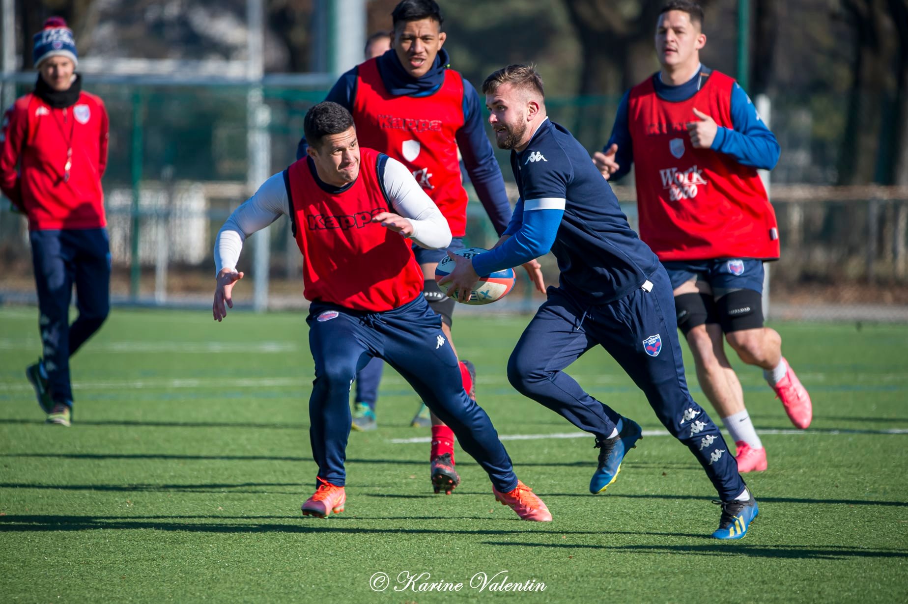  FC Grenoble Rugby -  - Rugby - Entrainement Rugby (#RFCGrenobleEntr2022jan) Photo by: Karine Valentin | Siuxy Sports 2022-01-25