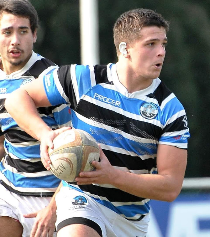 Gregorio SANCHEZ INDA -  Liceo Naval -  - Rugby - Goyo al ataque (Gregorio Sanchez Inda en posición de ataque) Photo by:  | Siuxy Sports 2019-05-11