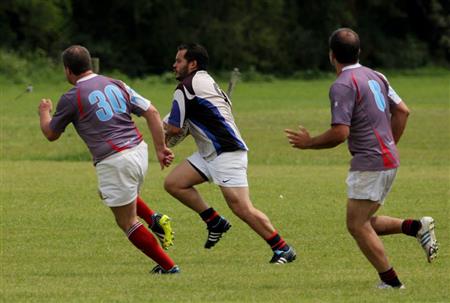 Cambalache XV vs XV de Repuesto - Primer Encuentro de Veteranos en Areco con Vaquillona c/Cuero 2014