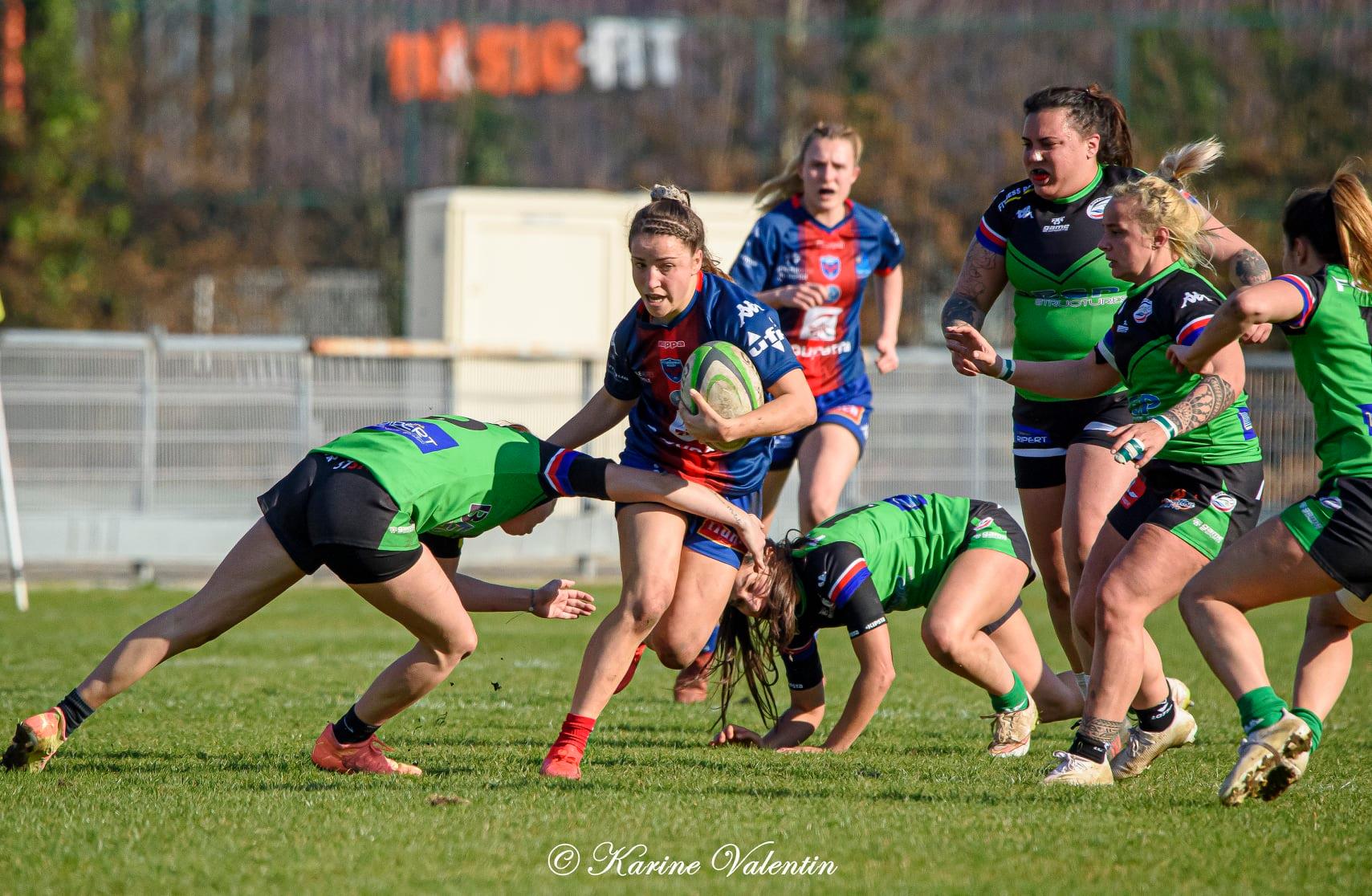 Alexandra CHAMBON -  FC Grenoble Rugby - RC La Valette Le Revest La Garde Le Pradet - Rugby - FC Grenoble VS RCVRGP (#GrenobleRCVRGP2021fev) Photo by: Karine Valentin | Siuxy Sports 2021-02-28