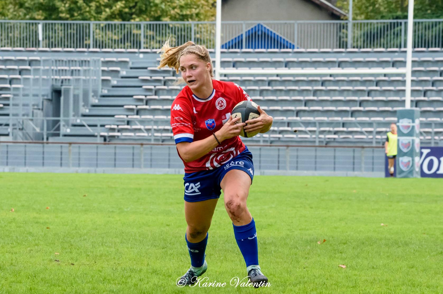 Lea CHAMPON -  FC Grenoble Rugby -  - Rugby - FC Grenoble VS Toulouse (#GrenobleVsToulouse2021sep) Photo by: Karine Valentin | Siuxy Sports 2021-09-26