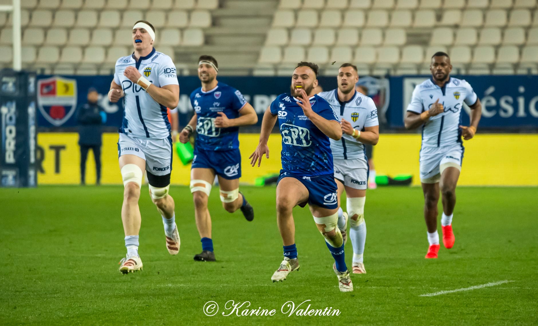 Yanis GIMENEZ -  FC Grenoble Rugby - USON Nevers - Rugby - FC Grenoble Rugby (34) vs USON Nevers (10) - 2022 (#FCGvsUSON2022) Photo by: Karine Valentin | Siuxy Sports 2022-03-04