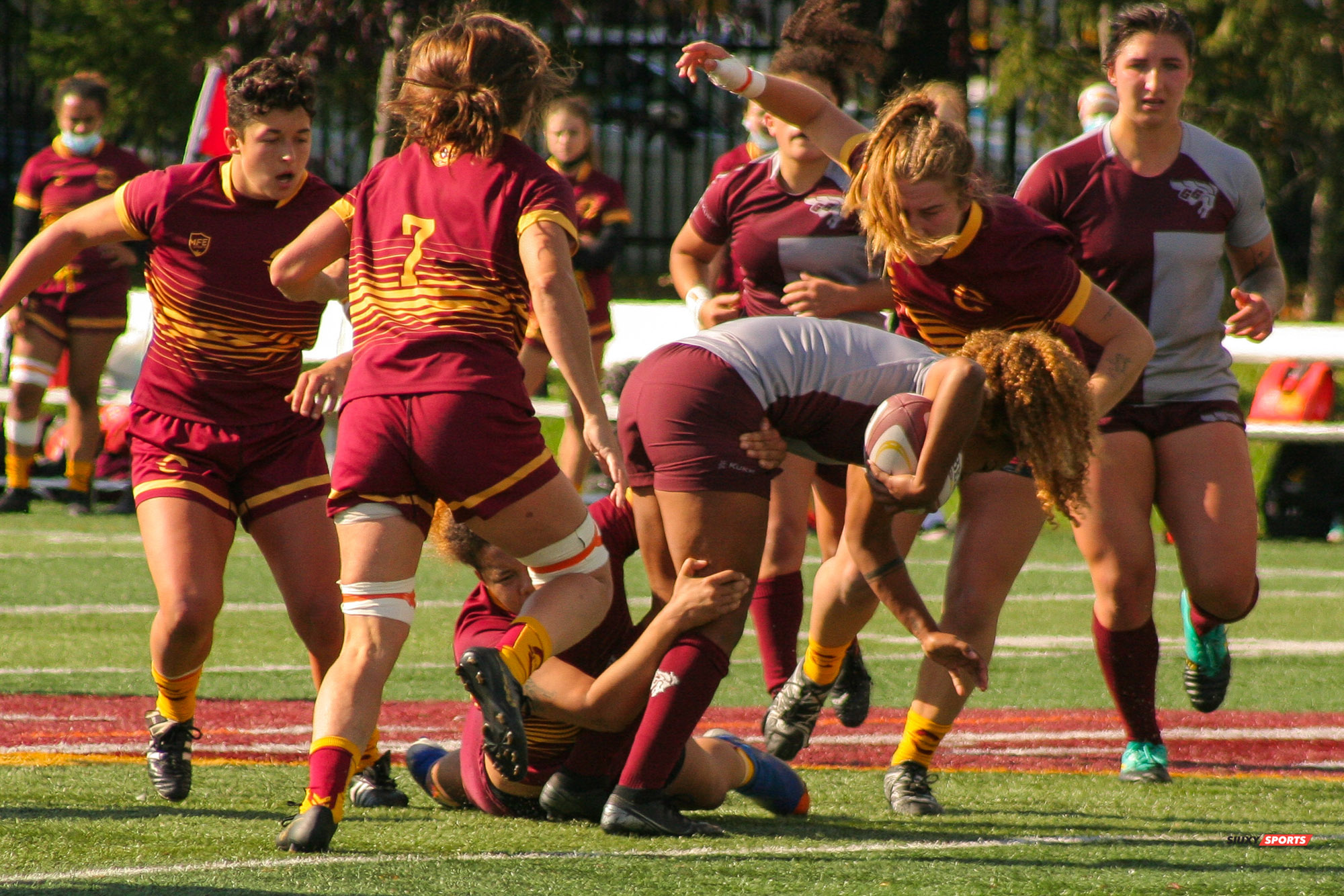 Emma GALLAGHER -  Université Concordia - Université Ottawa - Rugby -  (#ConcordiaVsOttawa2021w) Photo by:  | Siuxy Sports 2021-10-17