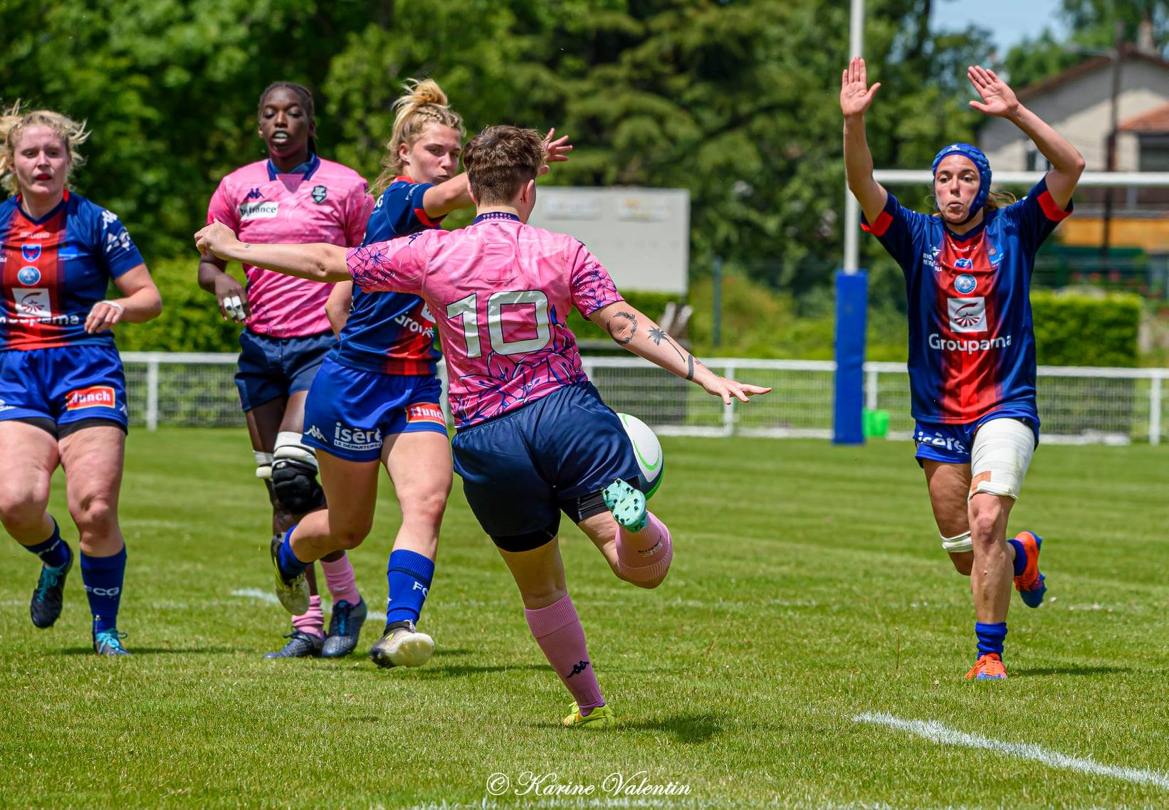 Lea CHAMPON - Emma POULAT -  FC Grenoble Rugby - Stade Français - Rugby -  (#GrenobleVsStdFrancais2021) Photo by: Karine Valentin | Siuxy Sports 2021-05-23