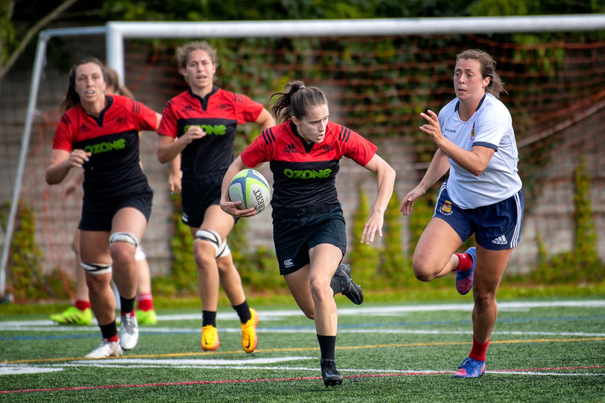 Marie-Pier FAUTEUX - Corinne FRÉCHETTE - Kayley WALSH -  Club de Rugby de Québec - Sainte-Anne-de-Bellevue RFC - Rugby - Finale Super Ligue (F) - Club de Rugby de Québec (50) vs. (0) Sainte Anne de Bellevue RFC (#RugbyQC2022FinalFSL) Photo by: Simon Duquette | Siuxy Sports 2022-08-13