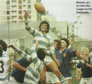 Eliseo Nicolas Branca - Rugby - Line, cuando no se podia levantar al saltador - Selección Argentina de Rugby - 