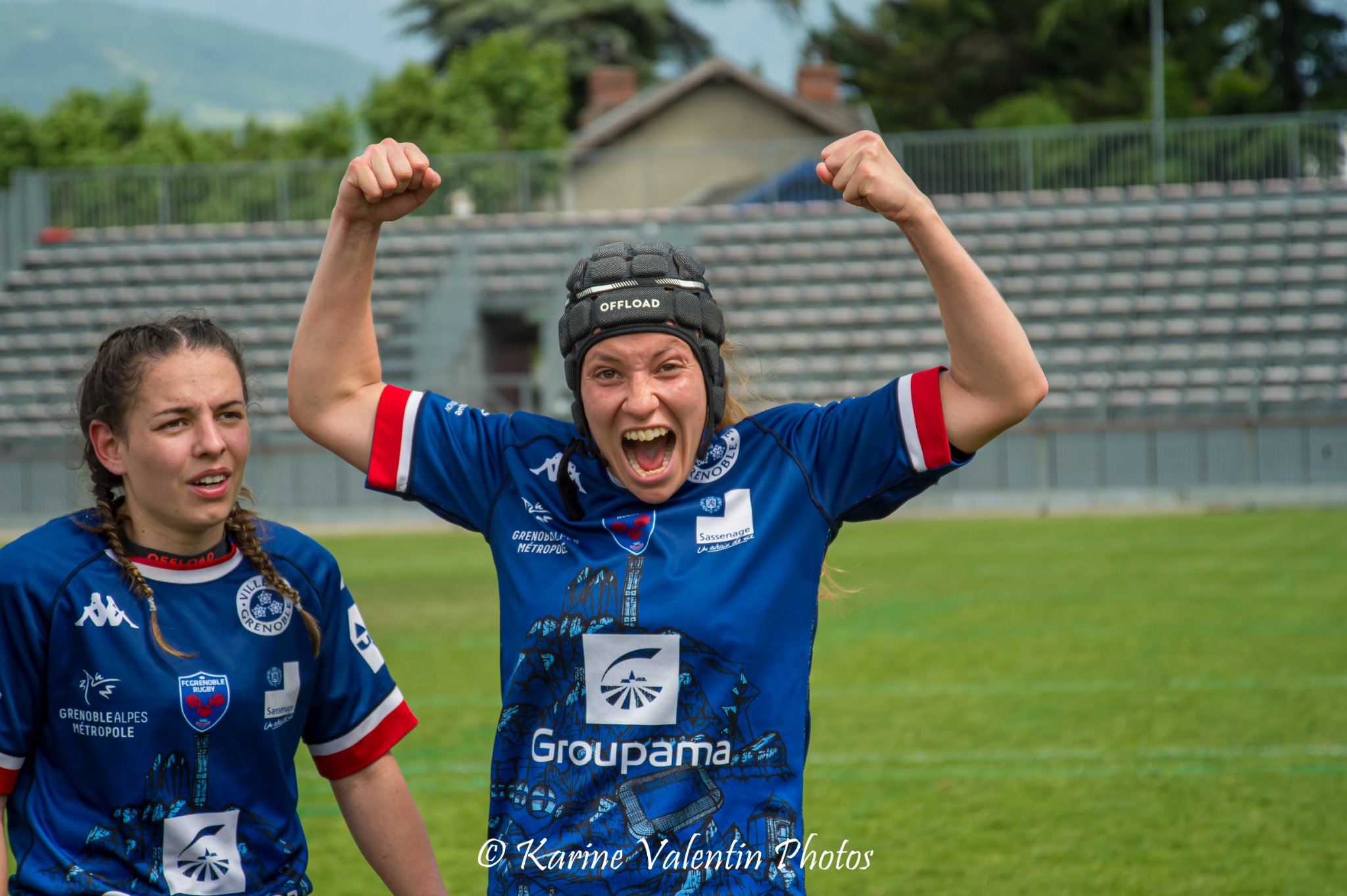 FC Grenoble Rugby - Lille Métropole Rugby Club Villeneuvois - Rugby - FCG Amazones (24) vs (19) LMRCV - 1/4 de finale Fed 1  (#AmazonesVsLMRCV2022) Photo by: Karine Valentin | Siuxy Sports 2022-05-21