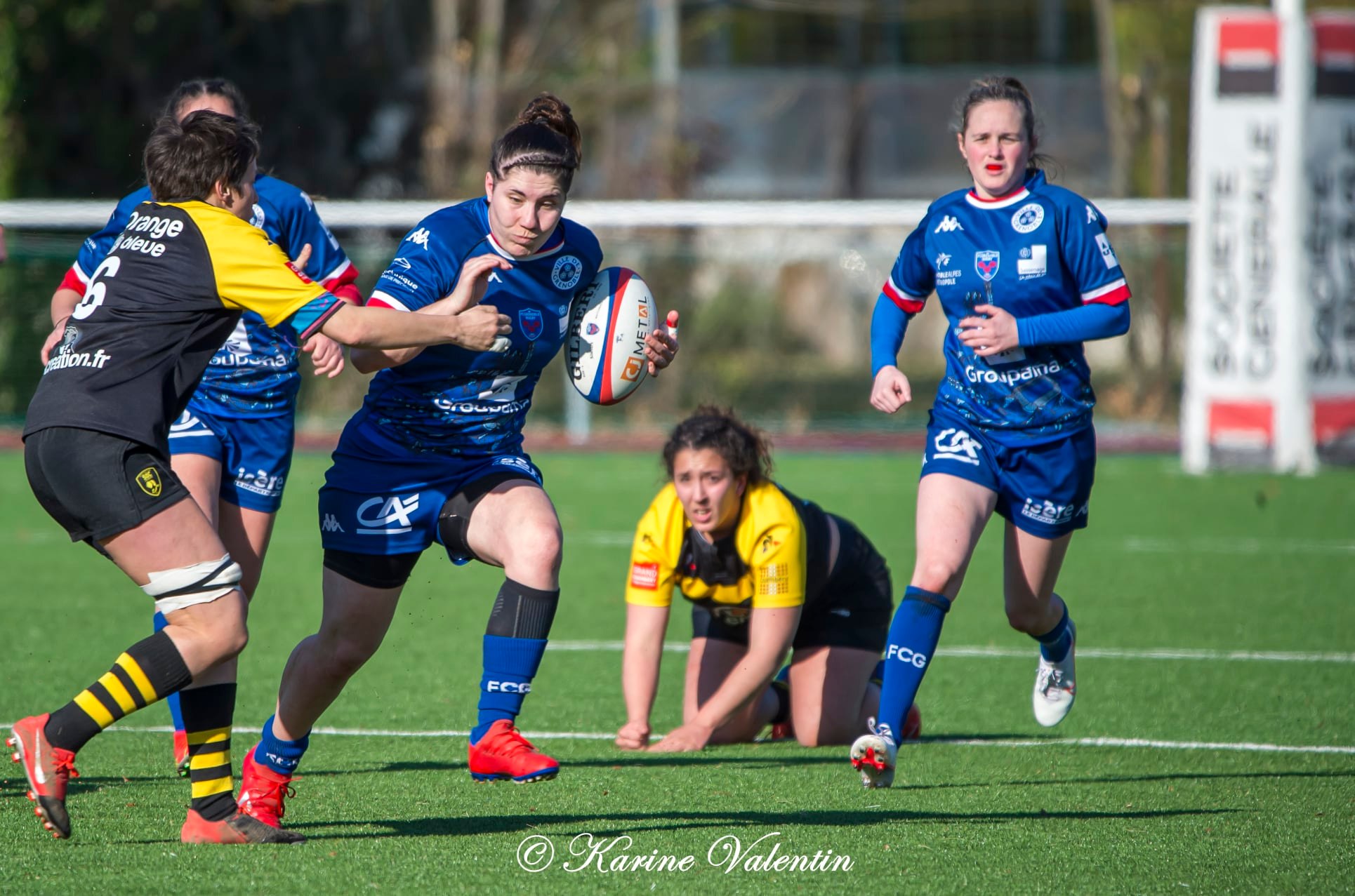 Aude CONSTANS -  FC Grenoble Rugby - Stade Olympique de Chambéry rugby - Rugby - FC Grenoble (76-7) SOC Rugby - Féd1 (#AmazonesVsSOC2022) Photo by: Karine Valentin | Siuxy Sports 2022-02-27