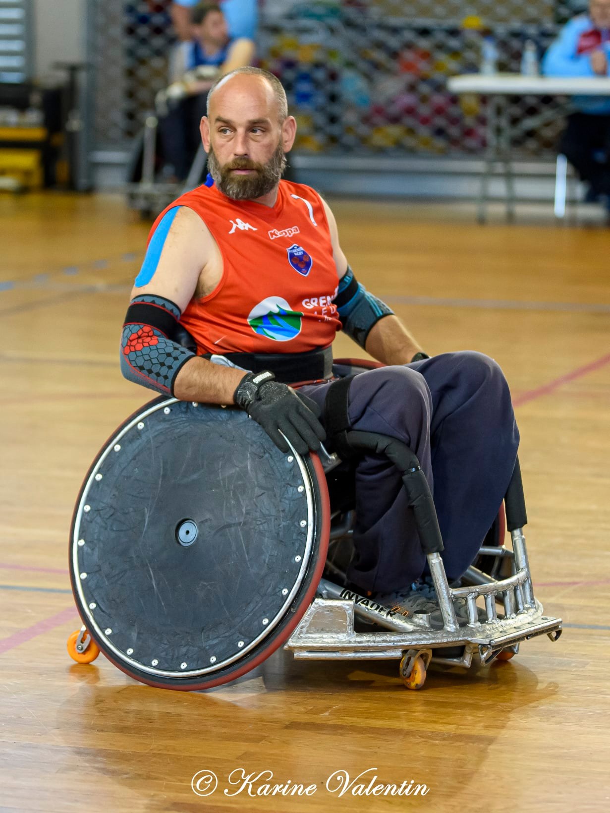  FC Grenoble Rugby -  - Wheelchair rugby -  (#QuadRugbyGrenBourg2021Nov) Photo by: Karine Valentin | Siuxy Sports 2021-11-20